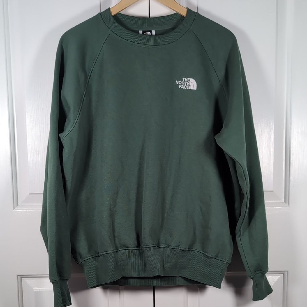 The North Face Men’s Evolution Crew Sweatshirt Green Size Medium Gorpcore - Picture 2 of 7